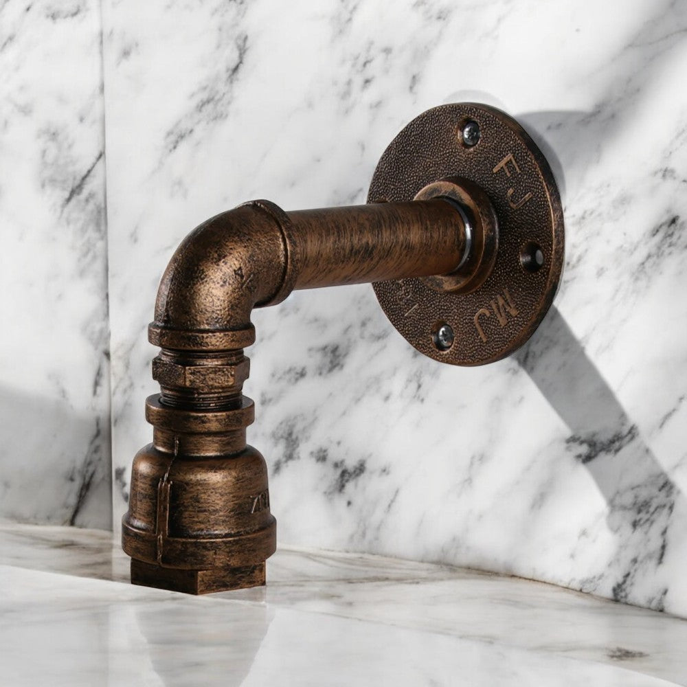 applique murale effet rouille