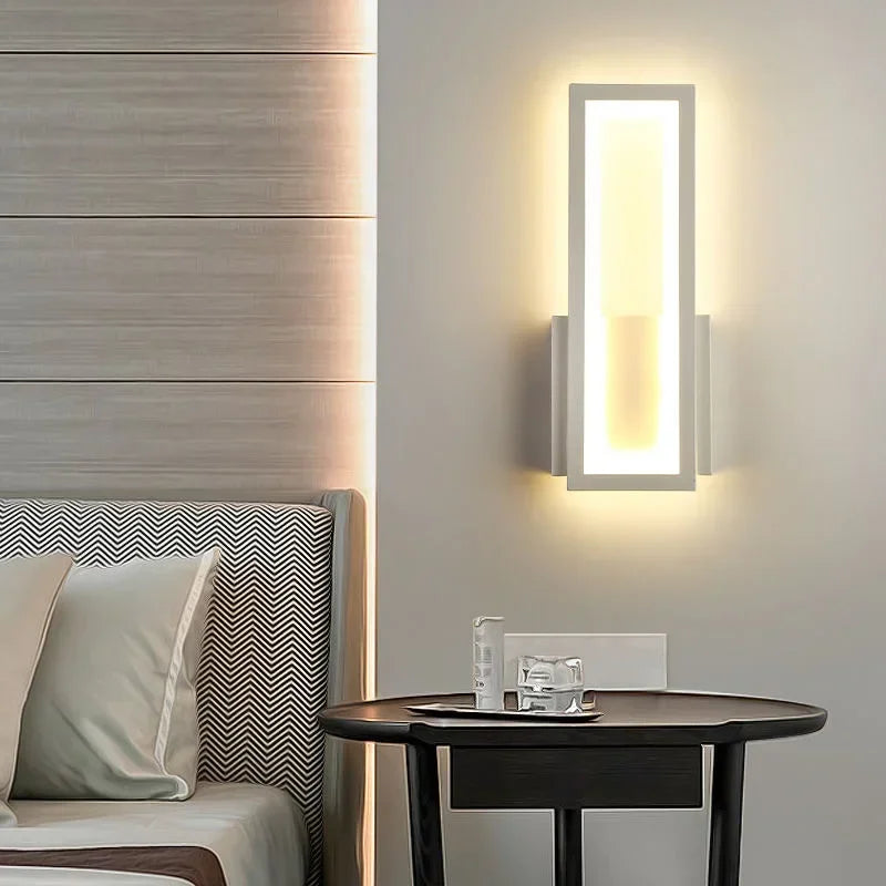 applique mural led rectangle