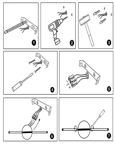 applique mural doré