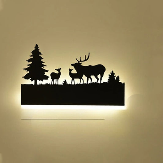 applique murale animaux de la forêt