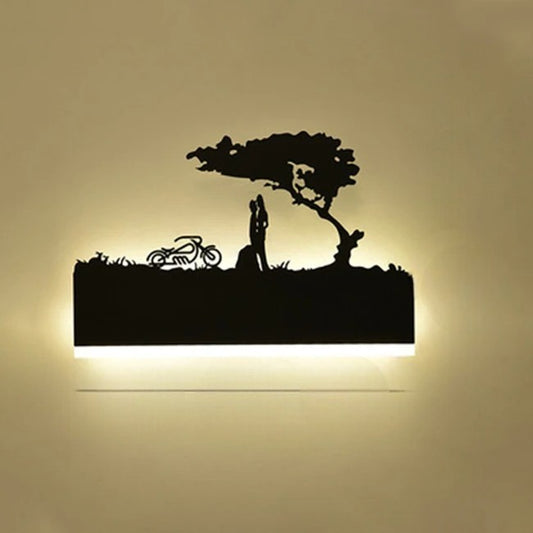 applique murale arbre