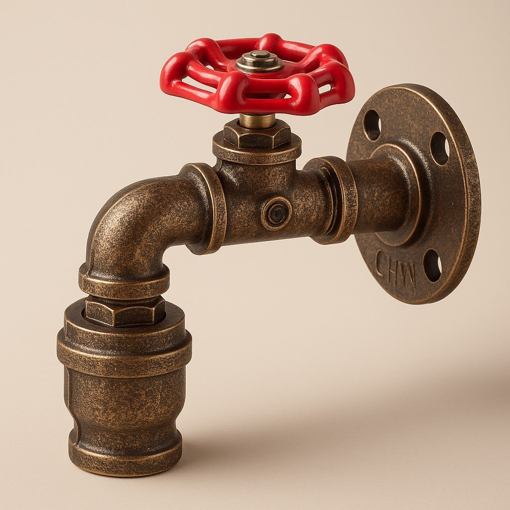 applique murale lampe tuyaux