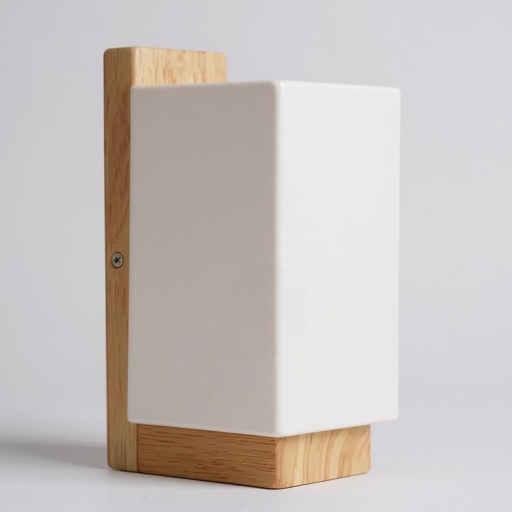 applique murale rectangulaire bois