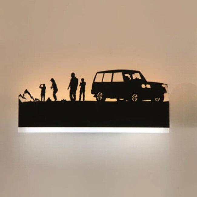 applique murale style montagne