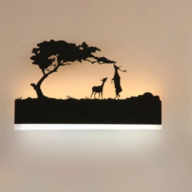 applique mural animaux africain