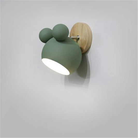 applique mural verte