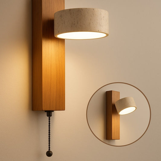 applique murale avec fil apparent