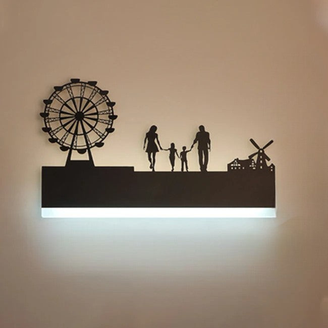 applique murale maison de famille