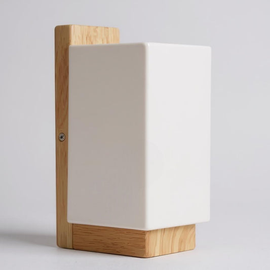 applique murale rectangulaire bois